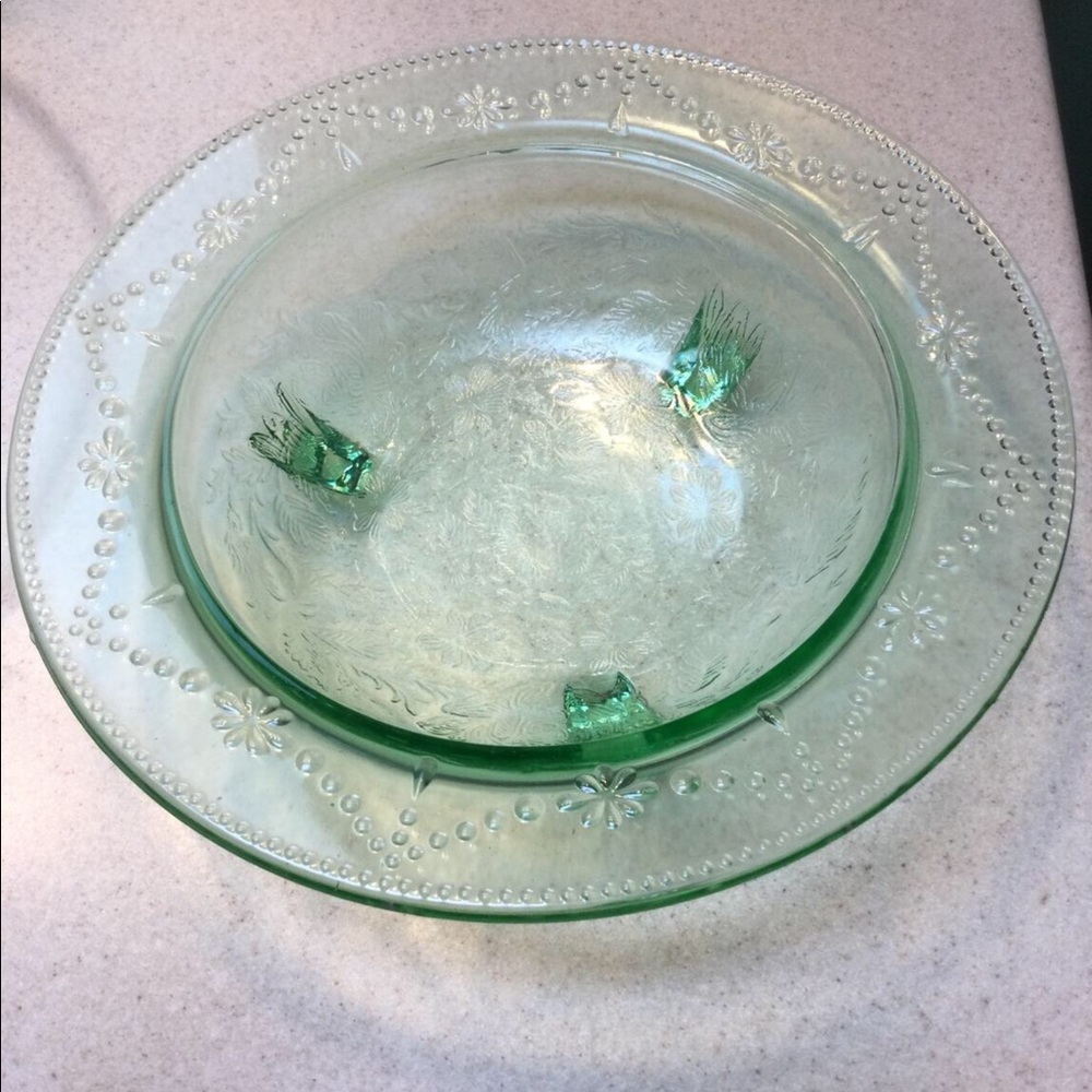 Vintage.1940’s depression glass